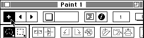 the Plus button in
the Paint window