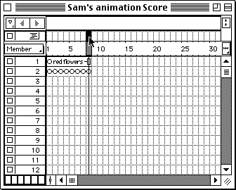 double-click script channel at the last frame