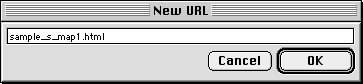 New URL entry dialog