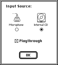 Record Options dialog