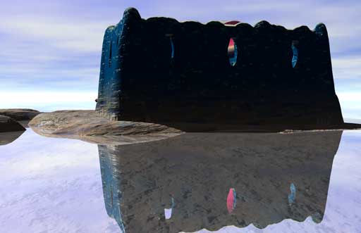 A trader's hut on the shores of Phant Pond, view 5