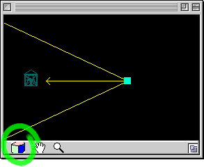 the view cube in the camera placement window