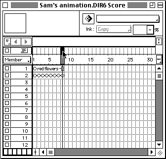 double-click script channel at the last frame